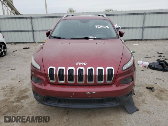 2015 Jeep Cherokee Latitude with VIN 1C4PJLCB3FW712356, listed as a Copart auction lot 51616355 with 153,972 mi miles and Salvage Title. Bid and sale history available at DreamBid. Image 5.