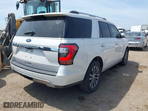 2018 Ford Expedition Limited with VIN 1FMJU1KT4JEA30169, listed as a IAAI auction lot 41850319 with 115,970 mi miles and . Bid and sale history available at DreamBid. Image 4.