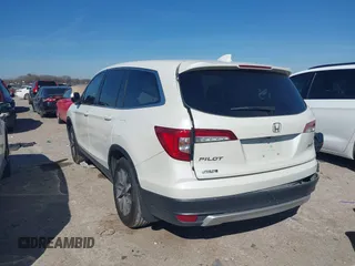 2019 Honda Pilot EX-L with VIN 5FNYF6H56KB038745, listed as a IAAI auction lot 41655643 with 29,712 mi miles. Bid and sale history available at carsss.com. Image 3.