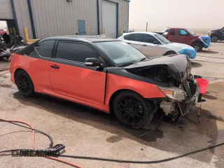 2015 Scion tC with VIN JTKJF5C77FJ008164, listed as a Copart auction lot 51123945 with 190,148 mi miles and Salvage Title. Bid and sale history available at carsss.com. Image 4.