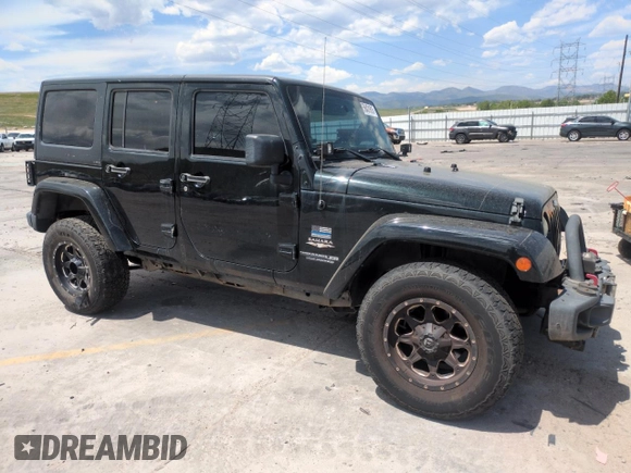 2012 Jeep Wrangler Unlimited Sahara z VIN 1C4HJWEG1CL168435, wystawiony jako Copart lot #58431615 z przebiegiem 120 364 mil mil oraz Szkoda całkowita • Salvage title. Historia ofert i sprzedaży dostępna na DreamBid. Obrazek 4.