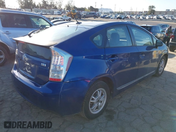 2011 Toyota Prius I with VIN JTDKN3DU3B0300305, listed as a IAAI auction lot 41830391 with 178,965 mi miles and . Bid and sale history available at DreamBid. Image 4.