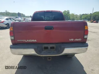 2000 Toyota Tundra SR5 with VIN 5TBBT4411YS073843, listed as a Copart auction lot 52720675 with 197,512 mi miles and Salvage Title. Bid and sale history available at DreamBid. Image 6.