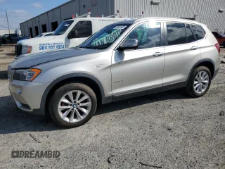 2013 BMW X3 xDrive28i with VIN 5UXWX9C57D0D01583, listed as a Copart auction lot 46401435 with 133,506 mi miles and Clean Title. Bid and sale history available at carsss.com. Image 1.