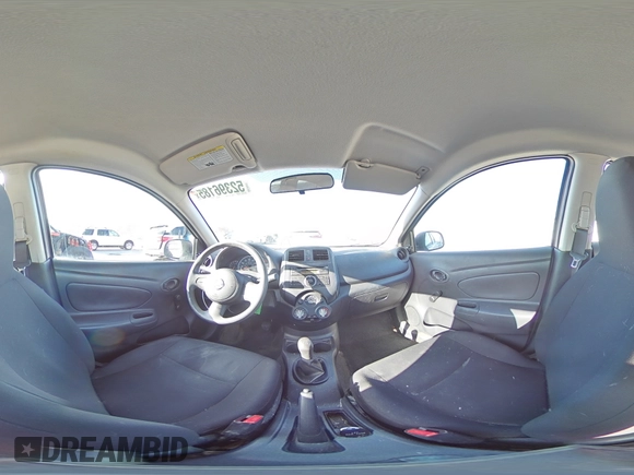 2014 Nissan Versa SV with VIN 3N1CN7AP5EL841182, listed as a Copart auction lot 52396185 with 118,460 mi miles and Salvage Title. Bid and sale history available at DreamBid. Image 14.