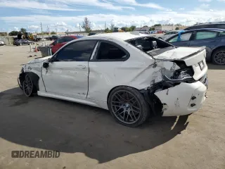 2018 BMW M2 z VIN WBS1J5C59J7B70349, wystawiony jako Copart lot #85573834 z przebiegiem 47 128 mil mil oraz Szkoda całkowita • Salvage title. Historia ofert i sprzedaży dostępna na DreamBid. Obrazek 2.