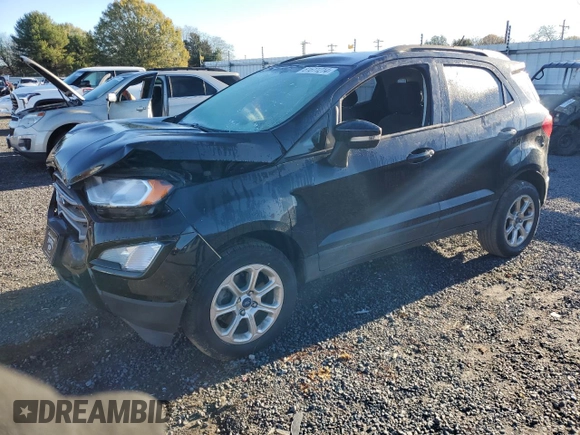 2020 Ford EcoSport SE with VIN MAJ6S3GLXLC341470, listed as a Copart auction lot 49461355 with 55,363 mi miles and Salvage Title. Bid and sale history available at DreamBid. Image 1.