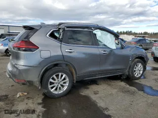 2020 Nissan Rogue SV with VIN KNMAT2MV6LP500933, listed as a Copart auction lot 45981465 with 0 mi miles and Salvage Title. Bid and sale history available at carsss.com. Image 3.