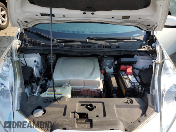 2016 Nissan LEAF S with VIN 1N4BZ0CP8GC314257, listed as a Copart auction lot 70589484 with 51,533 mi miles and Salvage Title. Bid and sale history available at carsss.com. Image 12.