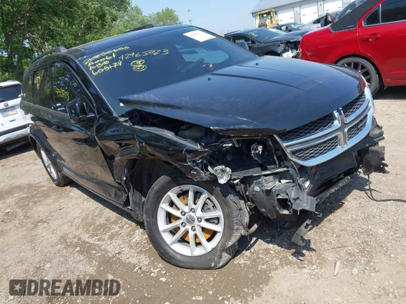 2015 Dodge Journey SXT with VIN 3C4PDCBG7FT605174, listed as a IAAI auction lot 42465723 with 172,130 mi miles and . Bid and sale history available at DreamBid. Image 1.