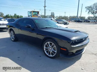 2022 Dodge Challenger GT with VIN 2C3CDZKG5NH144800, listed as a IAAI auction lot 41506380 with 23,062 mi miles. Bid and sale history available at carsss.com. Image 1.