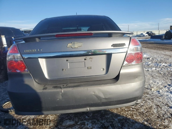 2010 Chevrolet Aveo 2LT with VIN KL1TG5DE0AB133737, listed as a Copart auction lot 41803265 with 150,570 mi miles and Salvage title. Bid and sale history available at DreamBid. Image 6.