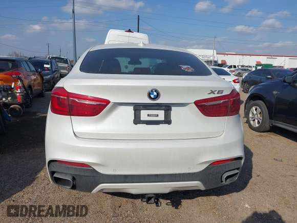 2018 BMW X6 xDrive35i with VIN 5UXKU2C55J0X49585, listed as a IAAI auction lot 41513997 with 57,204 mi miles. Bid and sale history available at carsss.com. Image 17.