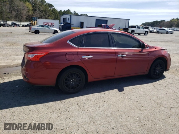 2017 Nissan Sentra S with VIN 3N1AB7AP2HY269477, listed as a Copart auction lot 49624105 with 191,950 mi miles and Salvage Title. Bid and sale history available at DreamBid. Image 3.
