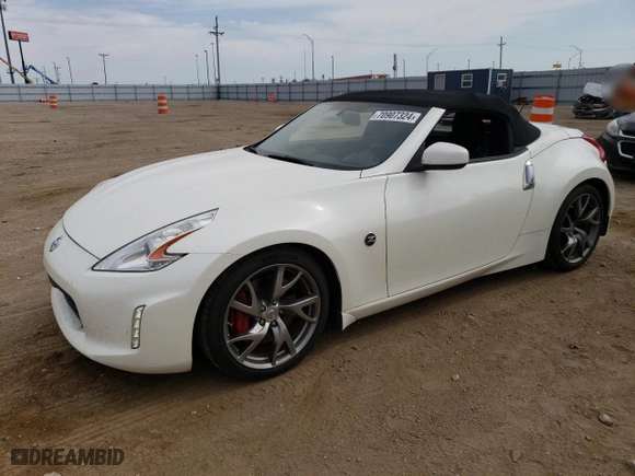 2016 Nissan 370Z Touring with VIN JN1AZ4FH2GM910494, listed as a Copart auction lot 70907324 with NaN miles and Salvage Title. Bid and sale history available at carsss.com. Image 1.