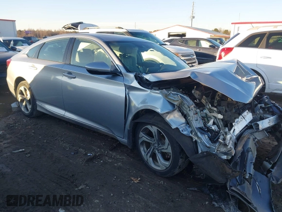 2020 Honda Accord EX-L with VIN 1HGCV2F59LA003931, listed as a IAAI auction lot 41289578 with 38,624 mi miles and . Bid and sale history available at DreamBid. Image 1.