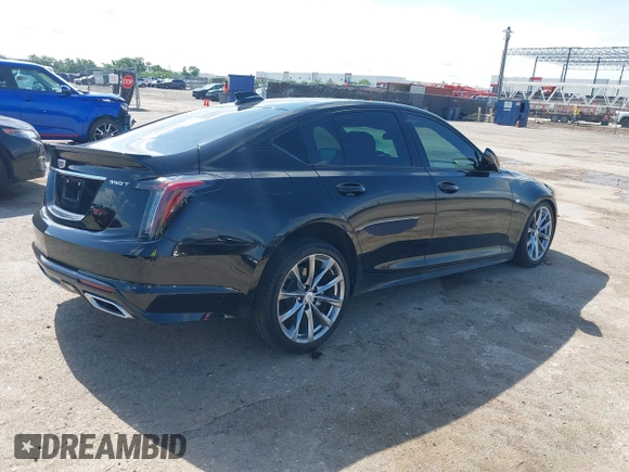 2025 Cadillac CT5 Sport с VIN 1G6DP5RK3S0100470, выставлен на аукционе IAAI как лот 42386329 с пробегом 6 143 миль миль и . История ставок и продаж доступна на DreamBid. Изображение 4.
