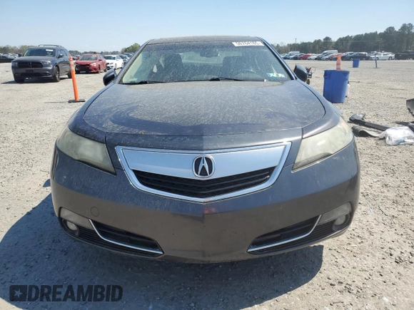 2012 Acura TL Tech Auto with VIN 19UUA8F51CA040233, listed as a Copart auction lot 50764185 with 183,786 mi miles and Salvage Title. Bid and sale history available at carsss.com. Image 5.