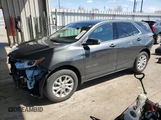2018 Chevrolet Equinox LT with VIN 2GNAXSEV2J6346387, listed as a Copart auction lot 53259425 with 60,739 mi miles and Salvage Title. Bid and sale history available at DreamBid. Image 1.