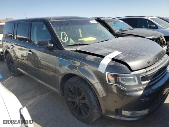 2017 Ford Flex Limited with VIN 2FMGK5D86HBA08244, listed as a Copart auction lot 73037994 with 75,090 mi miles and Salvage Title. Bid and sale history available at carsss.com. Image 4.