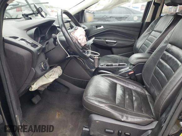 2015 Ford Escape Titanium with VIN 1FMCU0J91FUA46464, listed as a Copart auction lot 52618545 with 173,406 mi miles and Salvage Title. Bid and sale history available at carsss.com. Image 7.