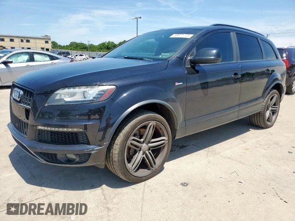 2015 Audi Q7 S line Prestige z VIN WA1DGAFE7FD019856, wystawiony jako Copart lot #58971725 z przebiegiem 189 437 mil mil oraz Szkoda całkowita • Salvage title. Historia ofert i sprzedaży dostępna na DreamBid. Obrazek 1.