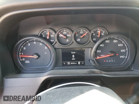 2019 Chevrolet Silverado 1500 Custom with VIN 3GCPYBEH4KG253936, listed as a Copart auction lot 86851514 with 36,320 mi miles and Salvage Title. Bid and sale history available at DreamBid. Image 9.