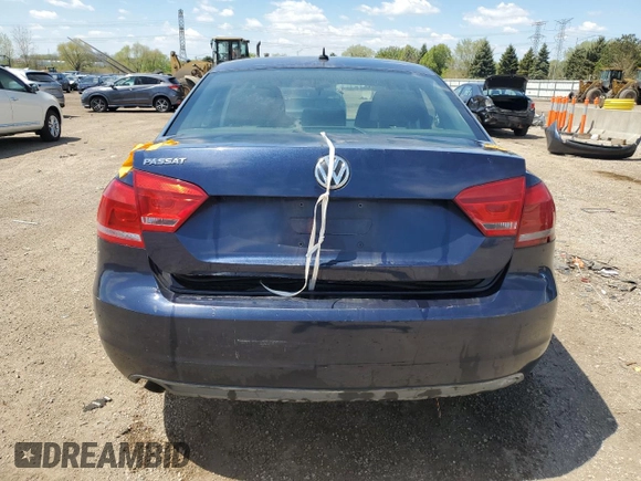 2013 Volkswagen Passat Wolfsburg Edition с VIN 1VWAP7A37DC051594, выставлен на аукционе Copart как лот 55253775 с пробегом 177 585 миль миль и Списание • Salvage title. История ставок и продаж доступна на DreamBid. Изображение 6.