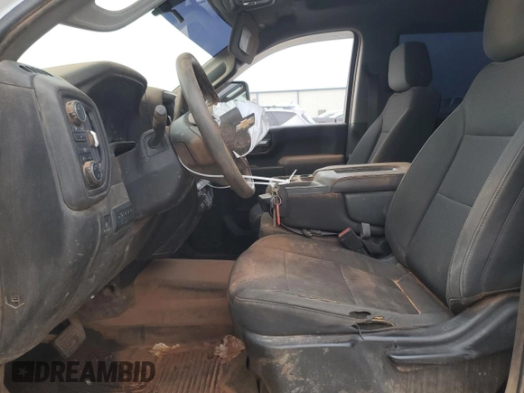 2020 Chevrolet Silverado 3500HD Work Truck with VIN 1GC4YSE71LF259223, listed as a Copart auction lot 81938794 with 0 mi miles and Salvage Title. Bid and sale history available at carsss.com. Image 7.