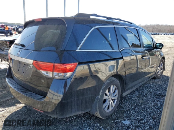 2016 Honda Odyssey EX-L with VIN 5FNRL5H63GB013440, listed as a Copart auction lot 42744235 with Not Provided miles and Salvage Title. Bid and sale history available at DreamBid. Image 3.