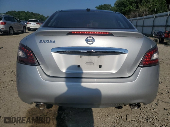 2012 Nissan Maxima SV with VIN 1N4AA5AP8CC848906, listed as a Copart auction lot 61904035 with 150,076 mi miles and Salvage title. Bid and sale history available at DreamBid. Image 6.