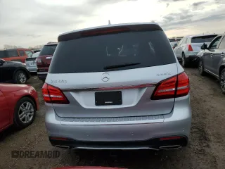 2017 Mercedes-Benz GLS 550 with VIN 4JGDF7DE6HA783390, listed as a Copart auction lot 50081065 with 82,273 mi miles and Salvage title. Bid and sale history available at DreamBid. Image 6.