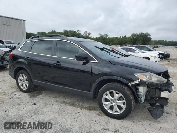 2013 Mazda CX-9 Sport with VIN JM3TB2BA6D0406581, listed as a Copart auction lot 70610804 with 169,339 mi miles and Salvage Title. Bid and sale history available at carsss.com. Image 4.