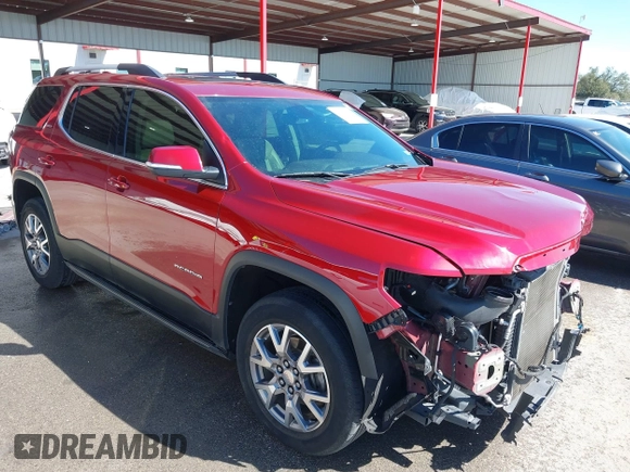 2020 GMC Acadia SLT with VIN 1GKKNMLS7LZ209156, listed as a IAAI auction lot 41769122 with 39,131 mi miles and . Bid and sale history available at DreamBid. Image 1.
