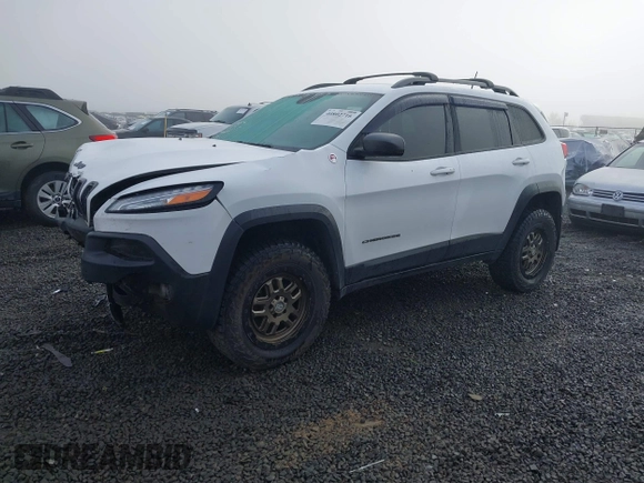 2017 Jeep Cherokee Trailhawk L Plus with VIN 1C4PJMBS2HD225011, listed as a IAAI auction lot 40802716 with 73,714 mi miles. Bid and sale history available at carsss.com. Image 17.