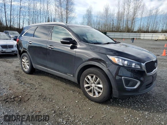 2016 Kia Sorento LX with VIN 5XYPGDA57GG001257, listed as a Copart auction lot 50191105 with 116,632 mi miles and Salvage Title. Bid and sale history available at DreamBid. Image 4.