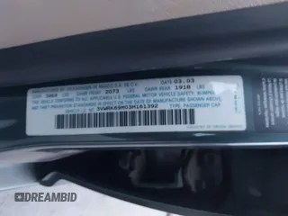 2003 Volkswagen Jetta GL с VIN 3VWRK69M03M161392, выставлен на аукционе IAAI как лот 41850183 с пробегом 196 269 миль миль и . История ставок и продаж доступна на DreamBid. Изображение 9.