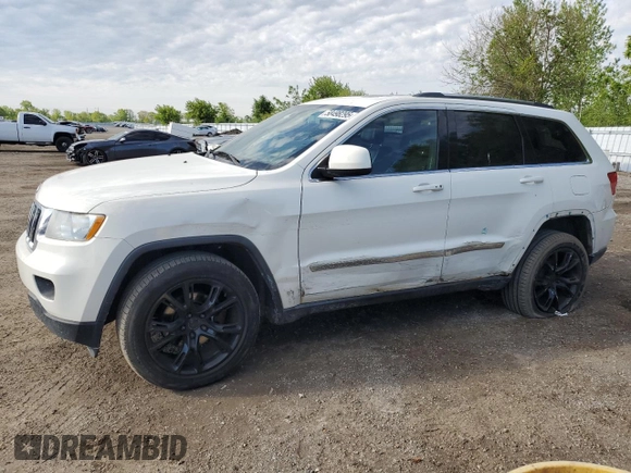 2011 Jeep Grand Cherokee Laredo z VIN 1J4RR4GG1BC506083, wystawiony jako Copart lot #58498295 z przebiegiem 122 847 mil mil oraz Czysty tytuł • Clean title. Historia ofert i sprzedaży dostępna na DreamBid. Obrazek 1.