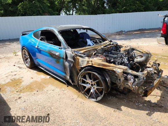 2017 Ford Mustang GT with VIN 1FA6P8CF1H5203696, listed as a Copart auction lot 63377405 with Not provided miles and Salvage title. Bid and sale history available at DreamBid. Image 4.