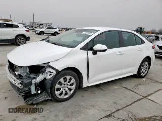2022 Toyota Corolla LE with VIN 5YFEPMAE3NP380600, listed as a Copart auction lot 47675685 with 44,414 mi miles and Salvage Title. Bid and sale history available at DreamBid. Image 1.