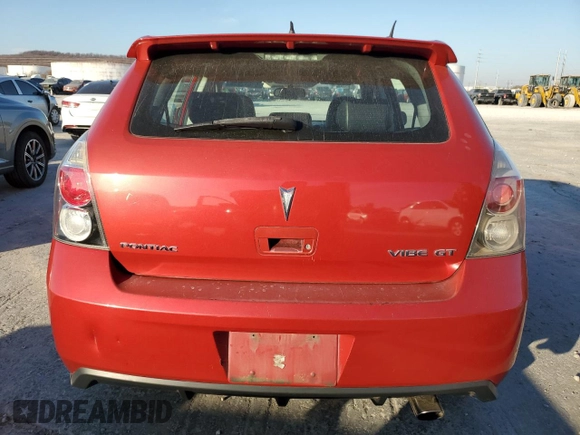 2009 Pontiac Vibe GT with VIN 5Y2SR67059Z430820, listed as a Copart auction lot 81612974 with 226,207 mi miles and Clean Title. Bid and sale history available at carsss.com. Image 6.