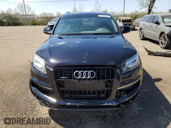 2014 Audi Q7 z VIN WA1DMCFE3ED008419, wystawiony jako Copart lot #56144315 z przebiegiem Nie podano mil oraz Szkoda całkowita • Salvage title. Historia ofert i sprzedaży dostępna na DreamBid. Obrazek 5.