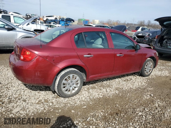 2009 Chevrolet Cobalt 1LT with VIN 1G1AT58H197236799, listed as a Copart auction lot 46077845 with 160,550 mi miles and Salvage Title. Bid and sale history available at DreamBid. Image 3.