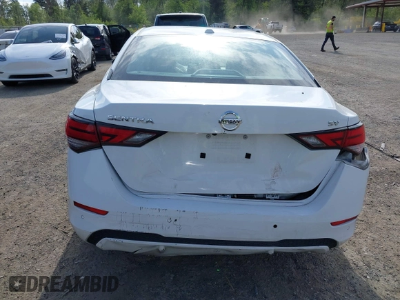 2022 Nissan Sentra SV z VIN 3N1AB8CV1NY272528, wystawiony jako IAAI lot #42344178 z przebiegiem 50 569 mil mil oraz . Historia ofert i sprzedaży dostępna na DreamBid. Obrazek 16.
