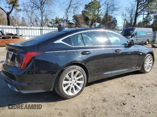 2023 Cadillac CT5 Luxury with VIN 1G6DM5RK2P0131287, listed as a Copart auction lot 46291115 with 12,634 mi miles and Salvage title. Bid and sale history available at DreamBid. Image 3.