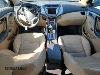 2013 Hyundai Elantra Limited with VIN KMHDH4AEXDU697201, listed as a Copart auction lot 50235345 with 67,411 mi miles and Salvage Title. Bid and sale history available at carsss.com. Image 8.
