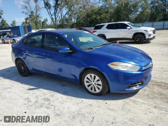 2014 Dodge Dart Aero with VIN 1C3CDFDH1ED862054, listed as a Copart auction lot 45991285 with 137,369 mi miles and Clean Title. Bid and sale history available at carsss.com. Image 4.
