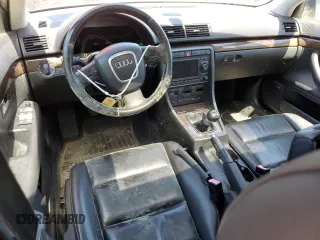 2005 Audi A4 2.0T with VIN WAUKF68E25A488330, listed as a Copart auction lot 85213864 with 0 mi miles and Non Repairable. Bid and sale history available at carsss.com. Image 8.