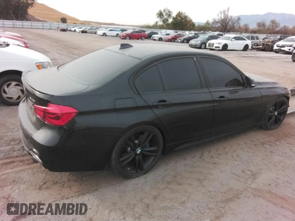 2017 BMW 3 Series 340i with VIN WBA8B3G55HNU35348, listed as a Copart auction lot 82053284 with 71,451 mi miles and Salvage Title. Bid and sale history available at DreamBid. Image 3.