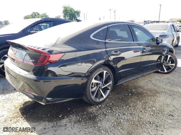 2022 Hyundai Sonata SEL Plus with VIN 5NPEJ4J23NH136577, listed as a Copart auction lot 60500774 with 17,011 mi miles and Salvage Title. Bid and sale history available at carsss.com. Image 3.